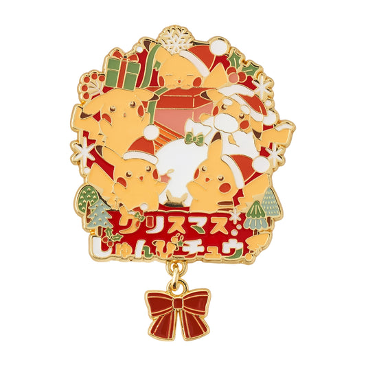 Logo Pins Christmas JunbiChu! | Pokemon Center Japan
