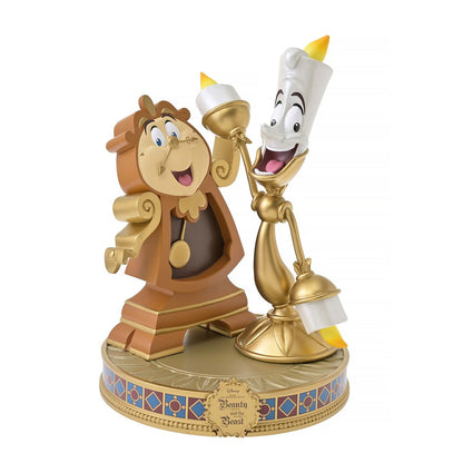 Lumiere & Cogsworth Figure Disney Animation Beauty and the Beast 35th Anniversary | Disney Store Japan