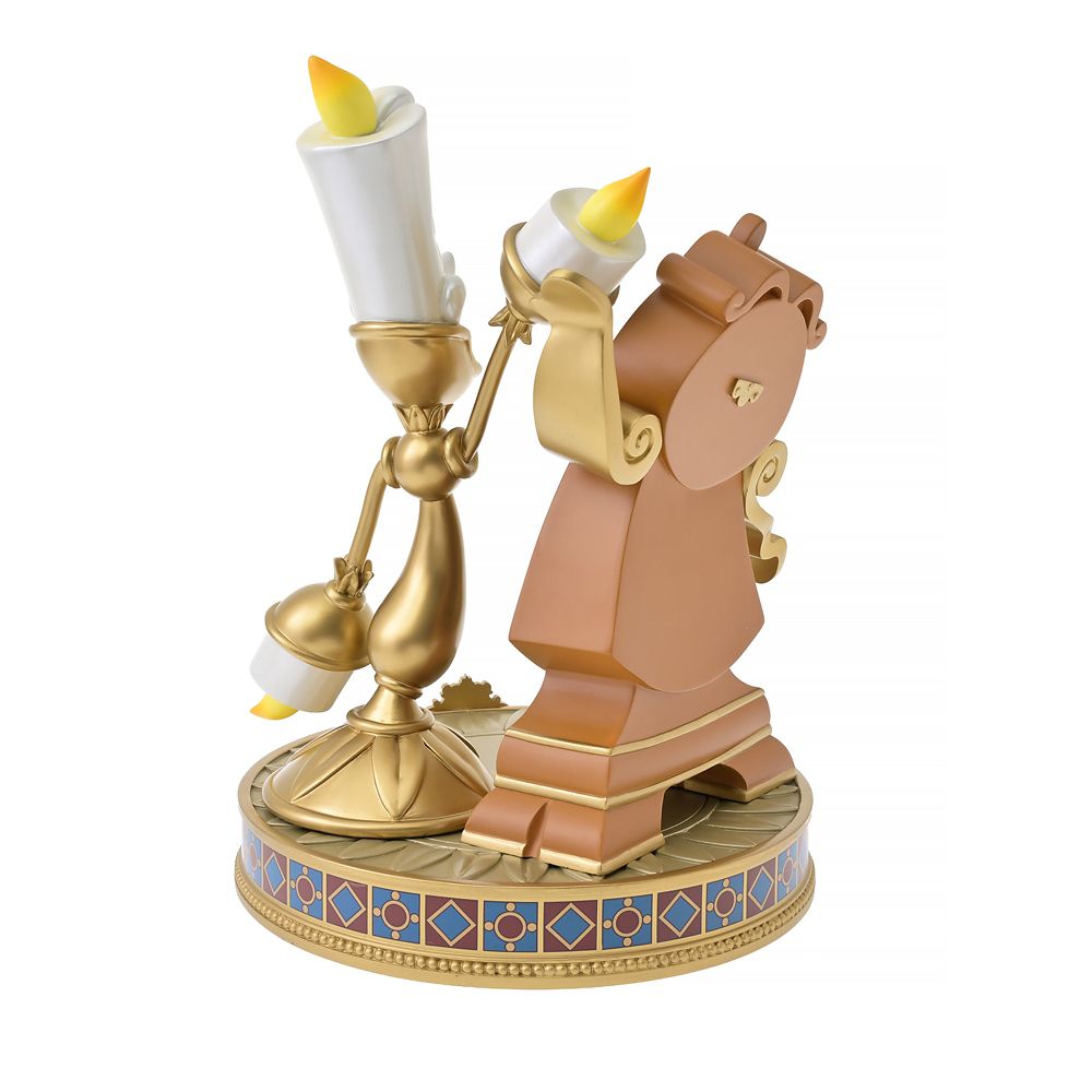 Lumiere & Cogsworth Figure Disney Animation Beauty and the Beast 35th Anniversary | Disney Store Japan