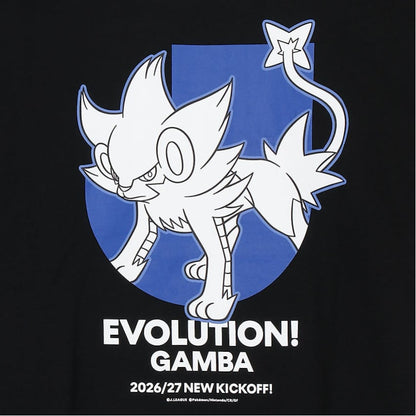 Luxray T-Shirt Black Gamba Osaka x Pokemon J.League | J.League Online Store