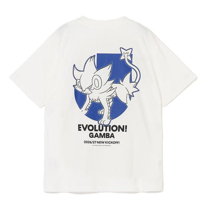 Luxray T-Shirt White Gamba Osaka x Pokemon J.League | J.League Online Store