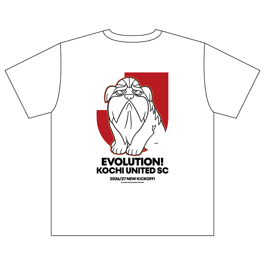 Mabosstiff T-Shirt White Kochi United SC x Pokemon J.League | J.League Online Store