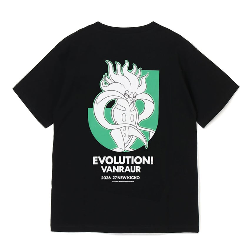 Malamar T-Shirt Black Vanraure Hachinohe x Pokemon J.League | J.League Online Store