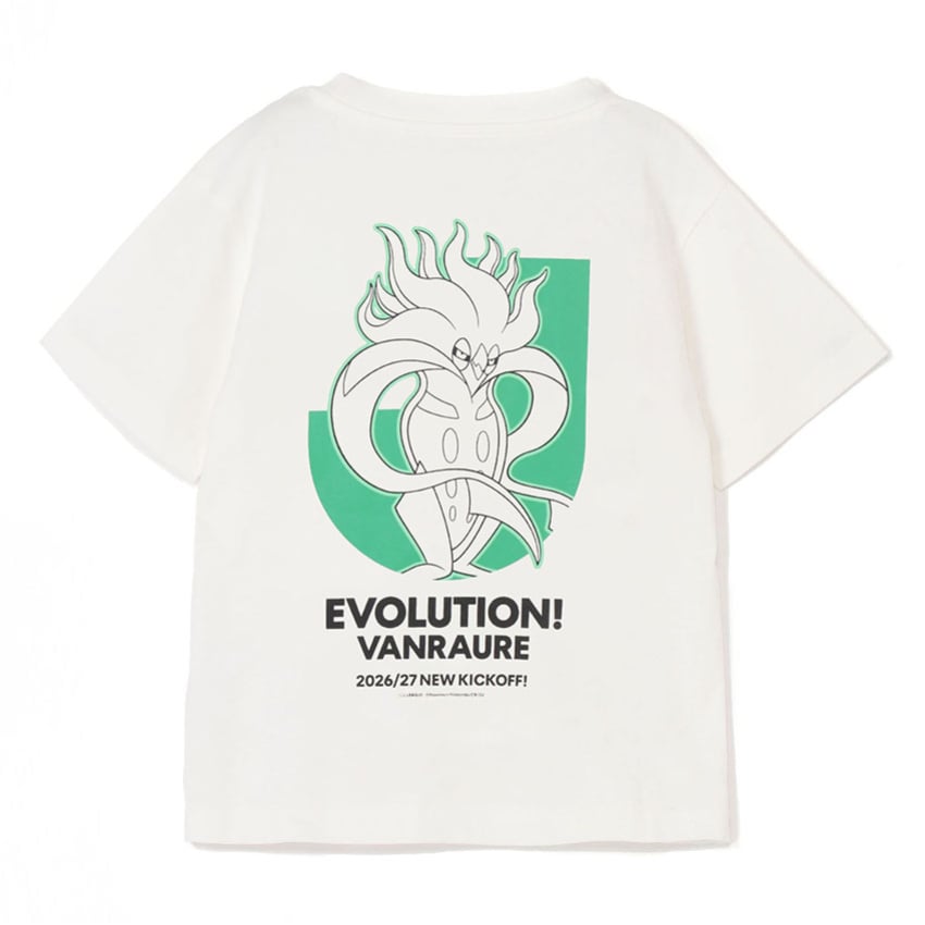 Malamar T-Shirt White Kids Vanraure Hachinohe x Pokemon J.League | J.League Online Store