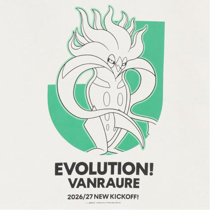 Malamar T-Shirt White Kids Vanraure Hachinohe x Pokemon J.League | J.League Online Store
