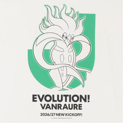 Malamar T-Shirt White Vanraure Hachinohe x Pokemon J.League | J.League Online Store