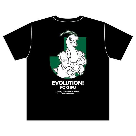 Meganium T-Shirt Black Kids FC Gifu x Pokemon J.League | J.League Online Store