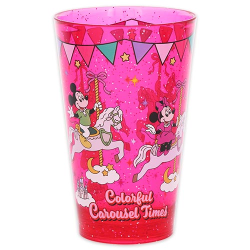 Mickey Mouse and Friends Acrylic Tumbler Colorful Carousel Times | Tokyo Disney Resort