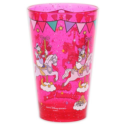 Mickey Mouse and Friends Acrylic Tumbler Colorful Carousel Times | Tokyo Disney Resort
