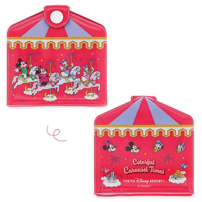 Mickey Mouse and Friends Comb and Mirror Set Colorful Carousel Times | Tokyo Disney Resort