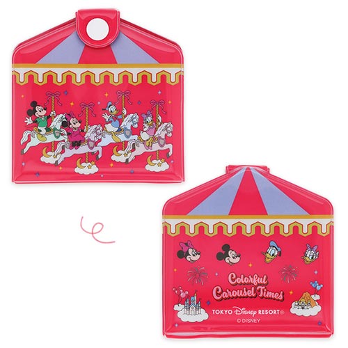 Mickey Mouse and Friends Comb and Mirror Set Colorful Carousel Times | Tokyo Disney Resort