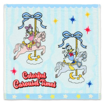 Mickey Mouse and Friends Mini Towel 2-Piece Set Colorful Carousel Times | Tokyo Disney Resort
