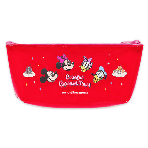 Mickey Mouse and Friends Pen Case Colorful Carousel Times | Tokyo Disney Resort