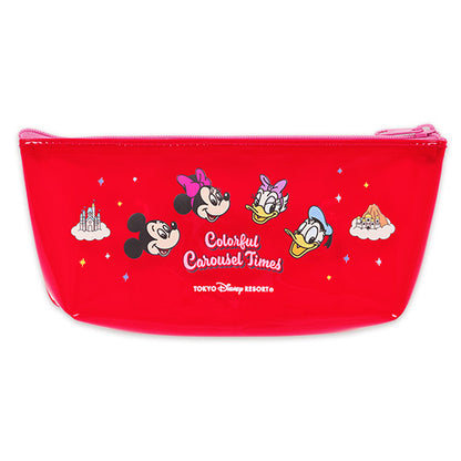 Mickey Mouse and Friends Pen Case Colorful Carousel Times | Tokyo Disney Resort