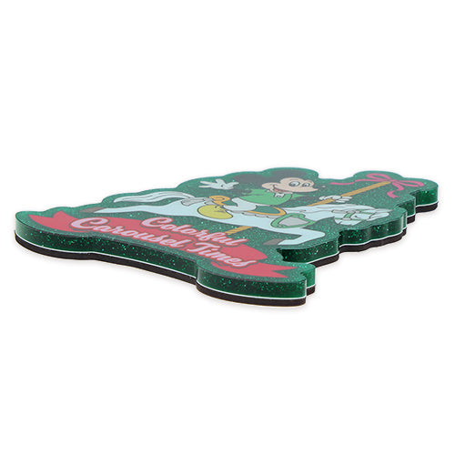 Mickey Mouse and Minnie Mouse Magnet 2-Piece Set Colorful Carousel Times | Tokyo Disney Resort