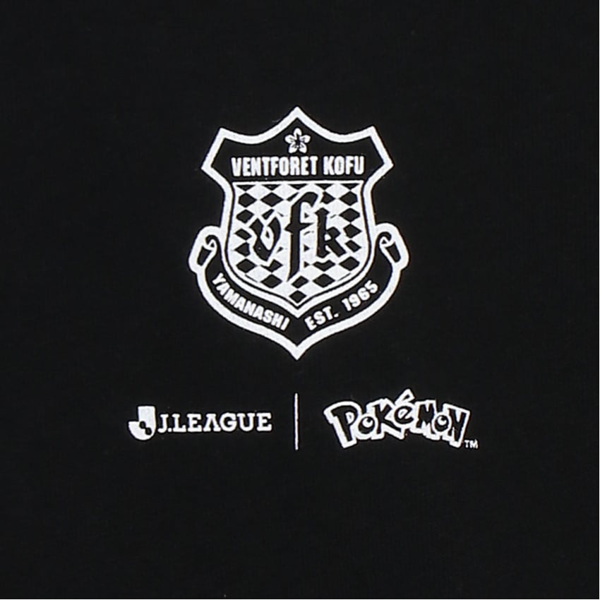 Mightyena T-Shirt Black Kids Ventforet Kofu x Pokemon J.League | J.League Online Store