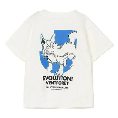 Mightyena T-Shirt White Kids Ventforet Kofu x Pokemon J.League | J.League Online Store