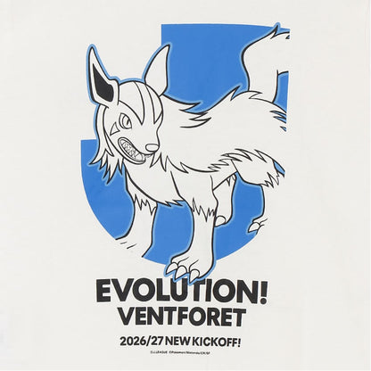 Mightyena T-Shirt White Kids Ventforet Kofu x Pokemon J.League | J.League Online Store