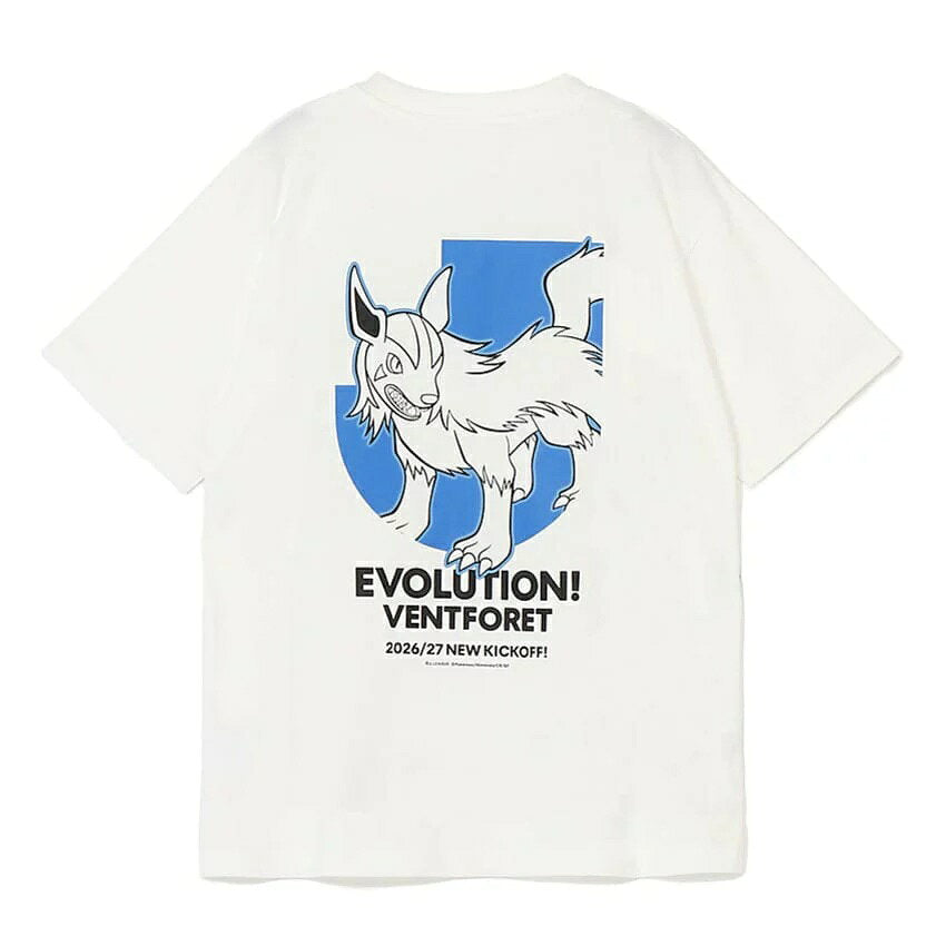 Mightyena T-Shirt White Ventforet Kofu x Pokemon J.League | J.League Online Store