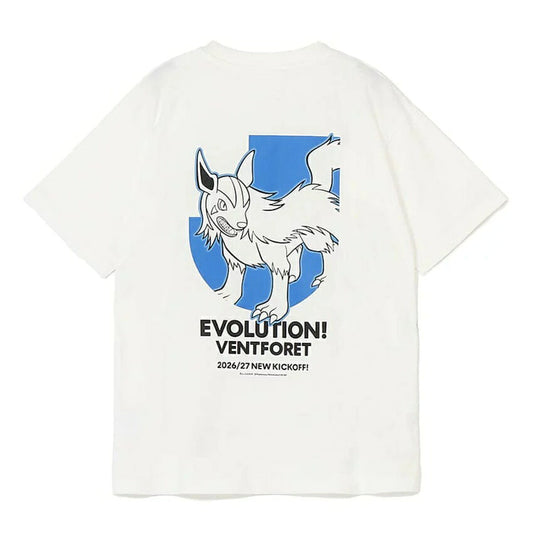 Mightyena T-Shirt White Ventforet Kofu x Pokemon J.League | J.League Online Store