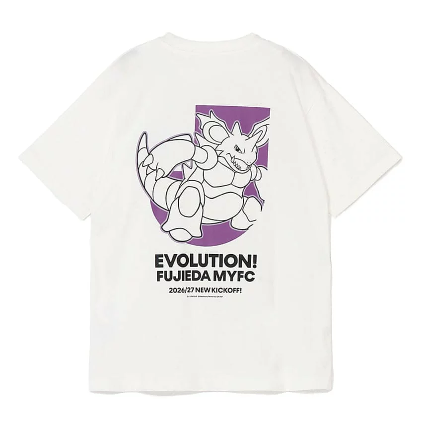 Nidoking T-Shirt White Fujieda MYFC x Pokemon J.League | J.League Online Store
