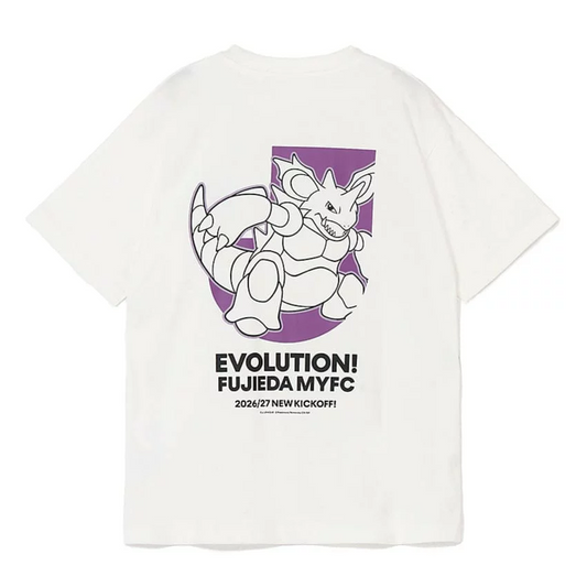 Nidoking T-Shirt White Fujieda MYFC x Pokemon J.League | J.League Online Store