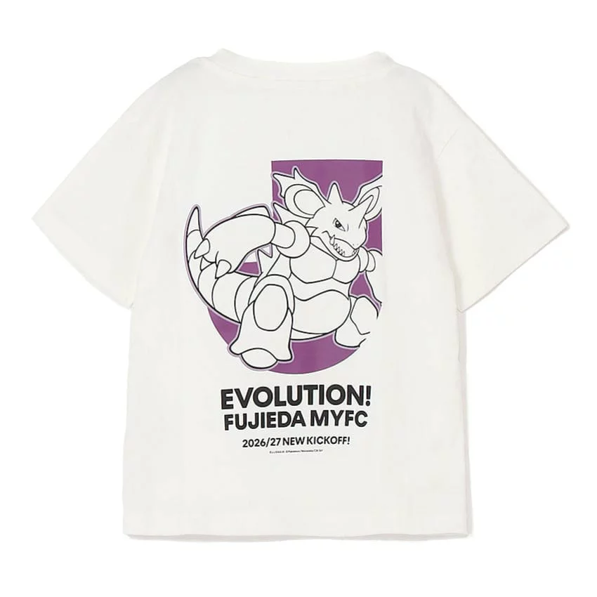 Nidoking T-Shirt White Kids Fujieda MYFC x Pokemon J.League | J.League Online Store