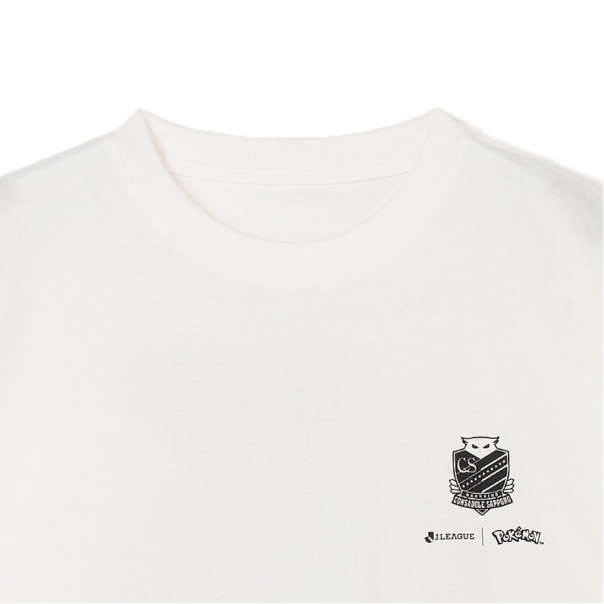 Noctowl T-Shirt White Hokkaido Consadole Sapporo x Pokemon J.League | J.League Online Store