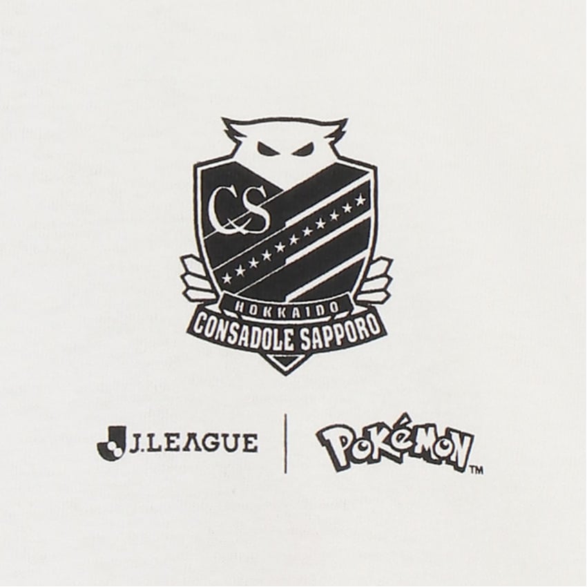 Noctowl T-Shirt White Hokkaido Consadole Sapporo x Pokemon J.League | J.League Online Store