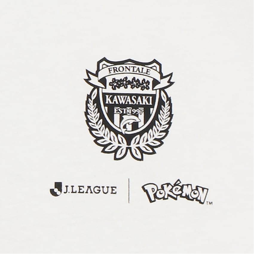Palafin T-Shirt White Kawasaki Frontale x Pokemon J.League | J.League Online Store