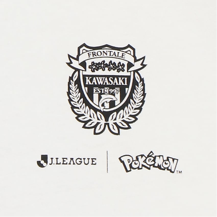 Palafin T-Shirt White Kids Kawasaki Frontale x Pokemon J.League | J.League Online Store