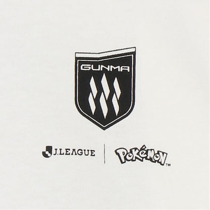 Pangoro T-Shirt White Kids Thespa Gunma x Pokemon J.League | J.League Online Store