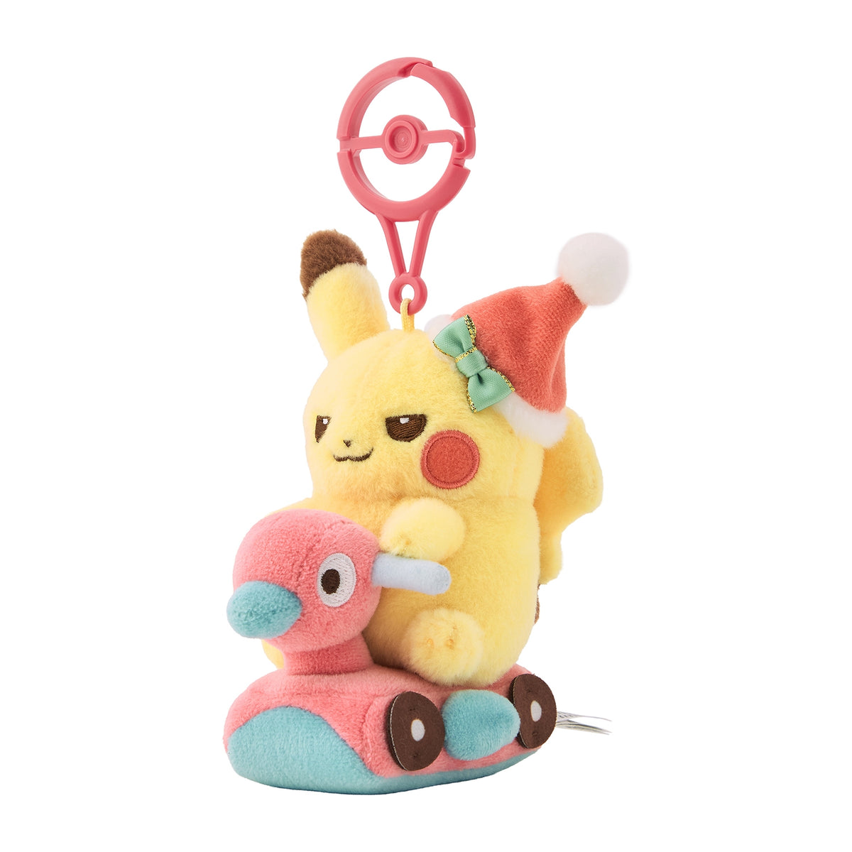 Pikachu & Porygon2 Toy Mascot Christmas JunbiChu! | Pokemon Center Japan