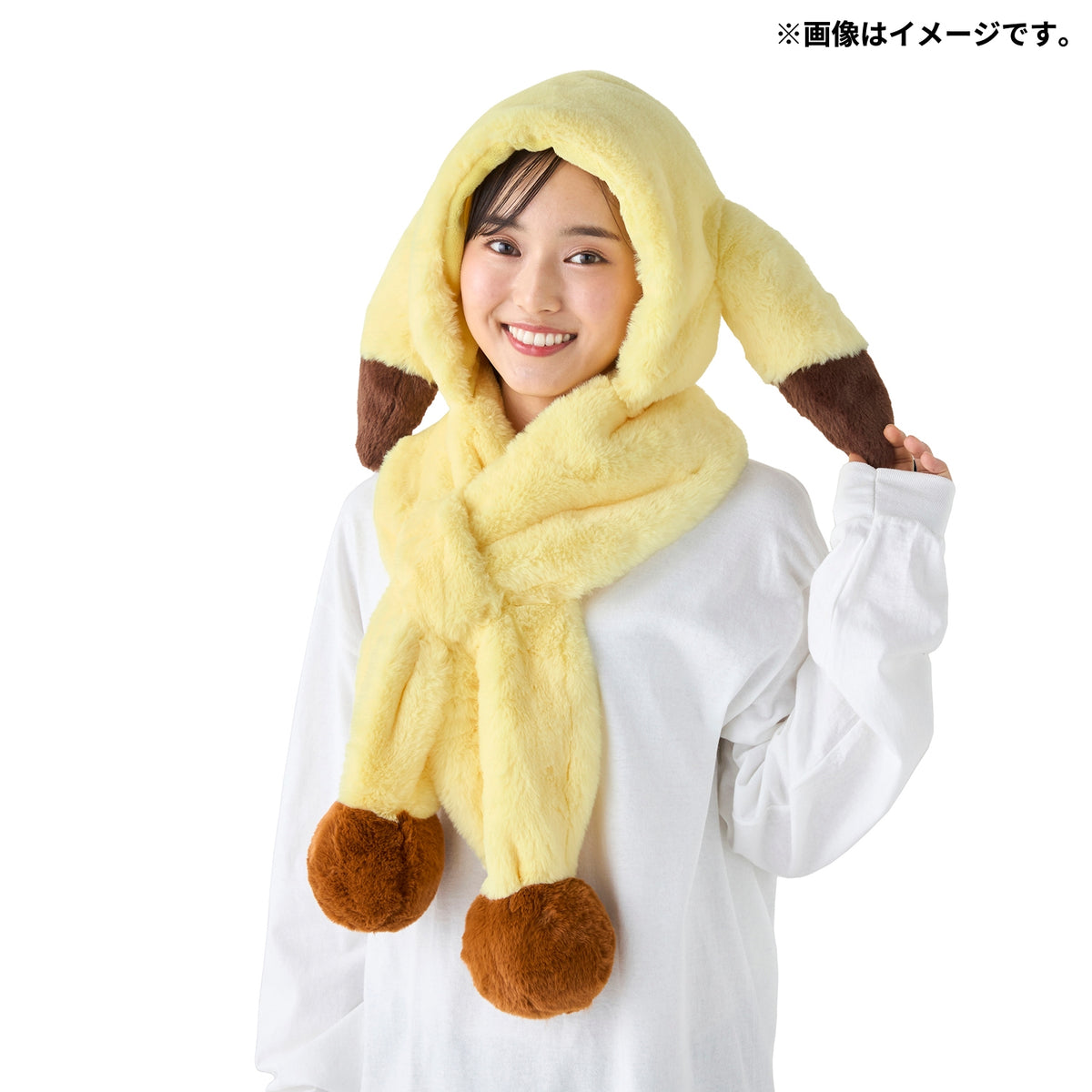 Pikachu Hooded Scarf Christmas JunbiChu! | Pokemon Center Japan