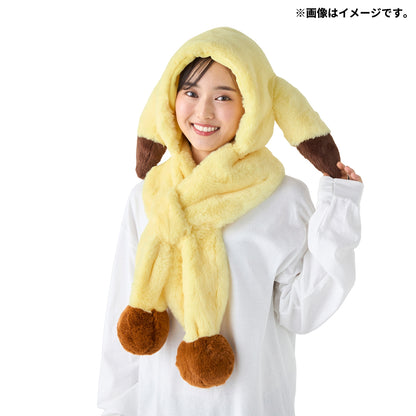 Pikachu Hooded Scarf Christmas JunbiChu! | Pokemon Center Japan