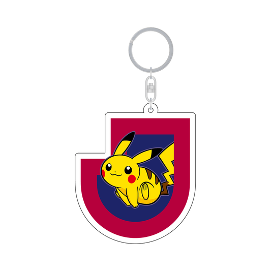 Pikachu Keychain Fagiano Okayama x Pokemon J.League | J.League Online Store