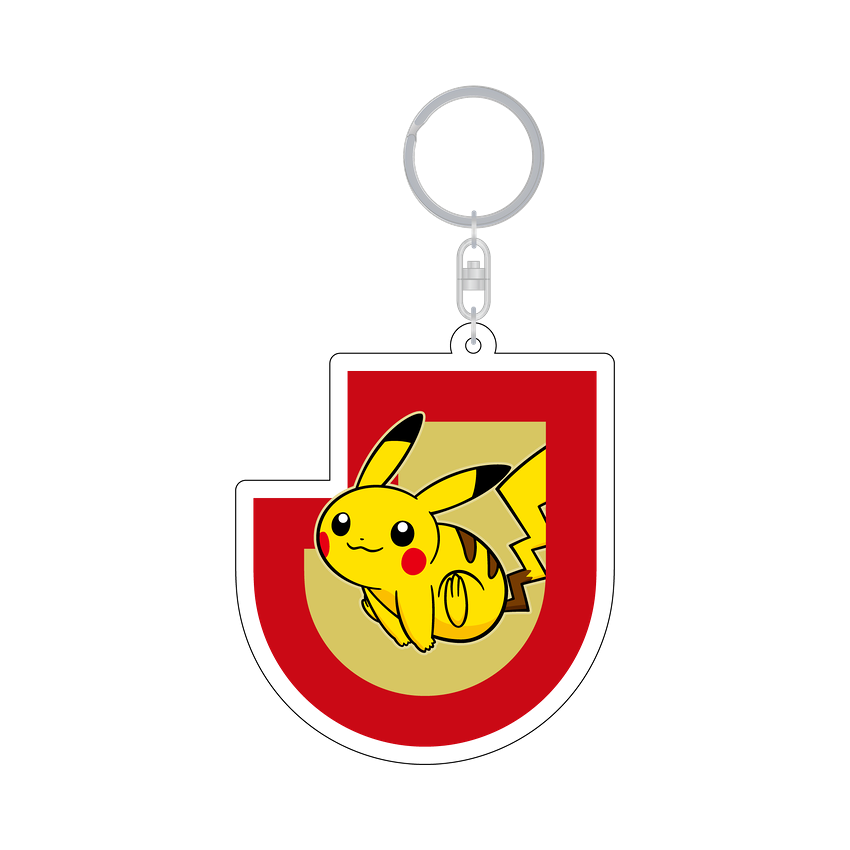 Pikachu Keychain FC Ryukyu x Pokemon J.League | J.League Online Store