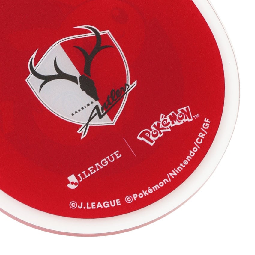 Pikachu Keychain Kashima Antlers x Pokemon J.League | J.League Online Store