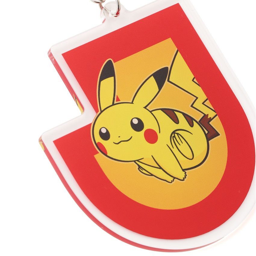 Pikachu Keychain Nagoya Grampus x Pokemon J.League | J.League Online Store