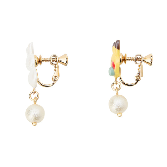 Pikachu Snowman & Ornament Clip-On Earrings Christmas JunbiChu! | Pokemon Center Japan