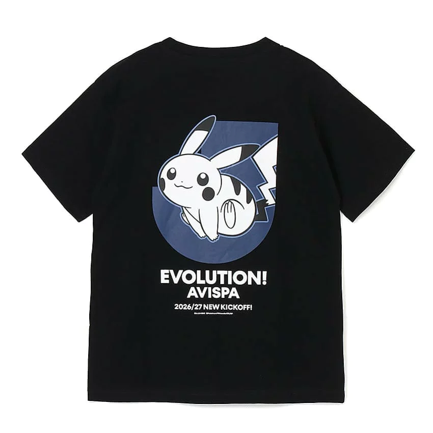 Pikachu T-Shirt Black Avispa Fukuoka x Pokemon J.League | J.League Online Store
