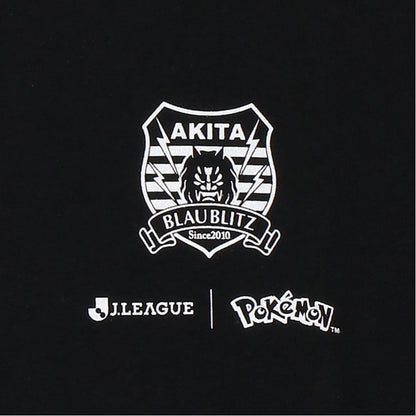 Pikachu T-Shirt Black Blaublitz Akita x Pokemon J.League | J.League Online Store