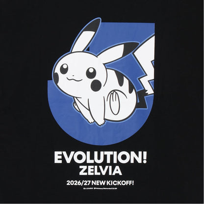 Pikachu T-Shirt Black FC Machida Zelvia x Pokemon J.League | J.League Online Store