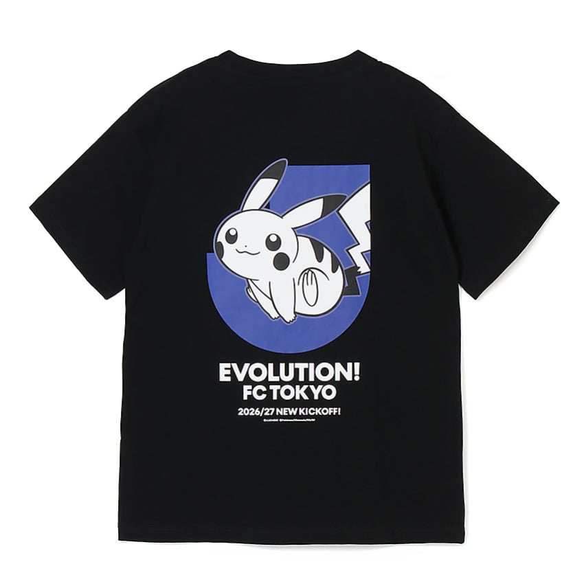 Pikachu T-Shirt Black FC Tokyo x Pokemon J.League | J.League Online Store