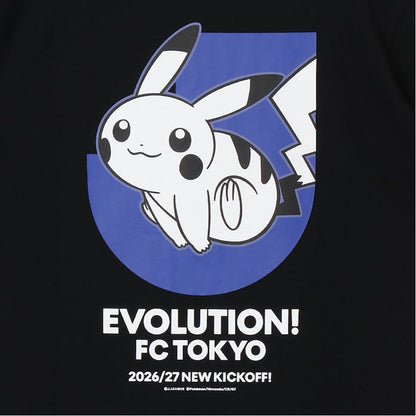 Pikachu T-Shirt Black FC Tokyo x Pokemon J.League | J.League Online Store