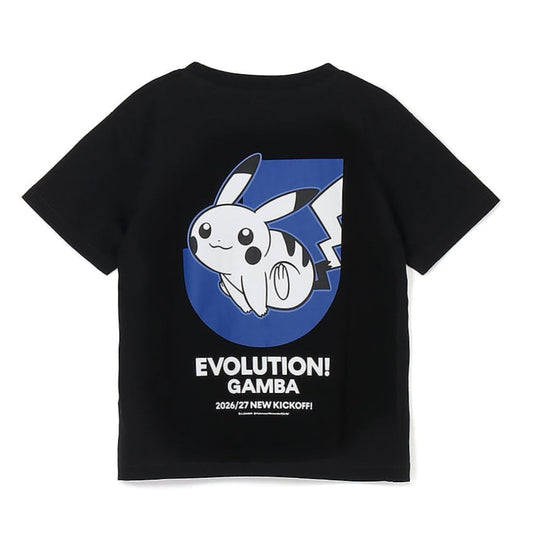 Pikachu T-Shirt Black Gamba Osaka x Pokemon J.League | J.League Online Store