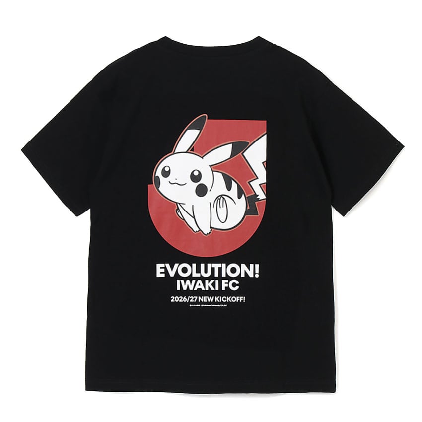 Pikachu T-Shirt Black Iwaki FC x Pokemon J.League | J.League Online Store