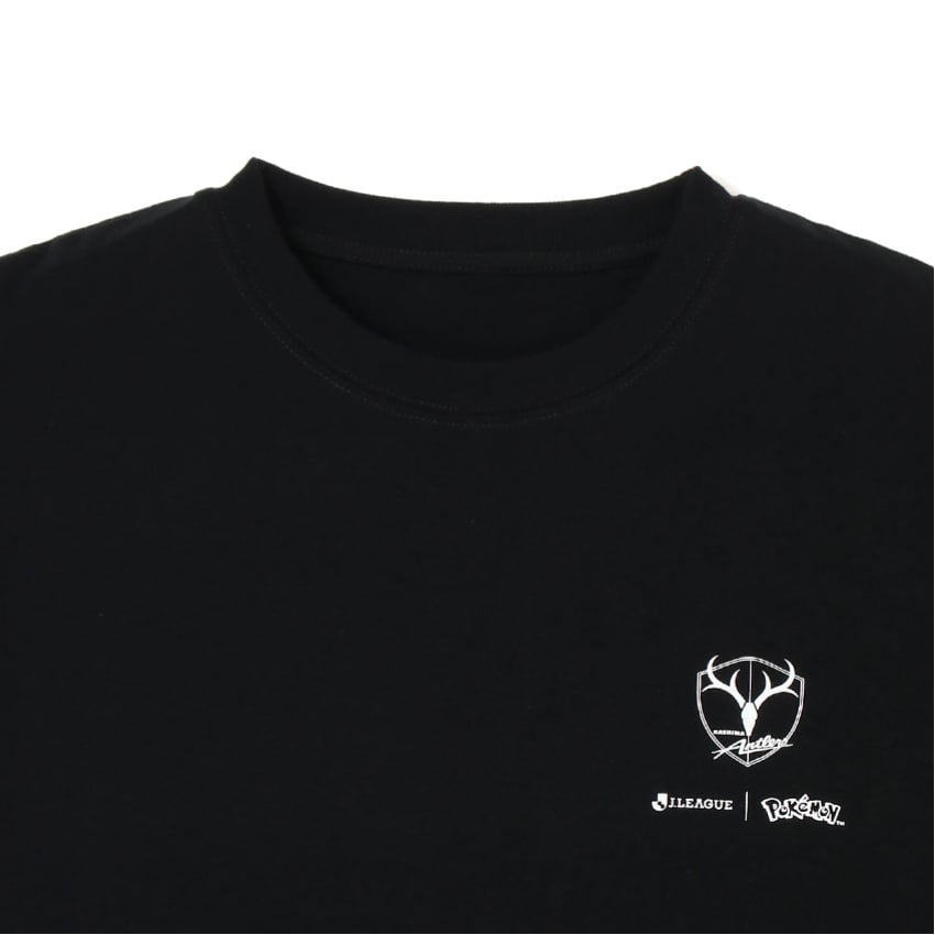 Pikachu T-Shirt Black Kashima Antlers x Pokemon J.League | J.League Online Store