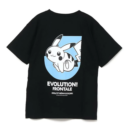 Pikachu T-Shirt Black Kawasaki Frontale x Pokemon J.League | J.League Online Store