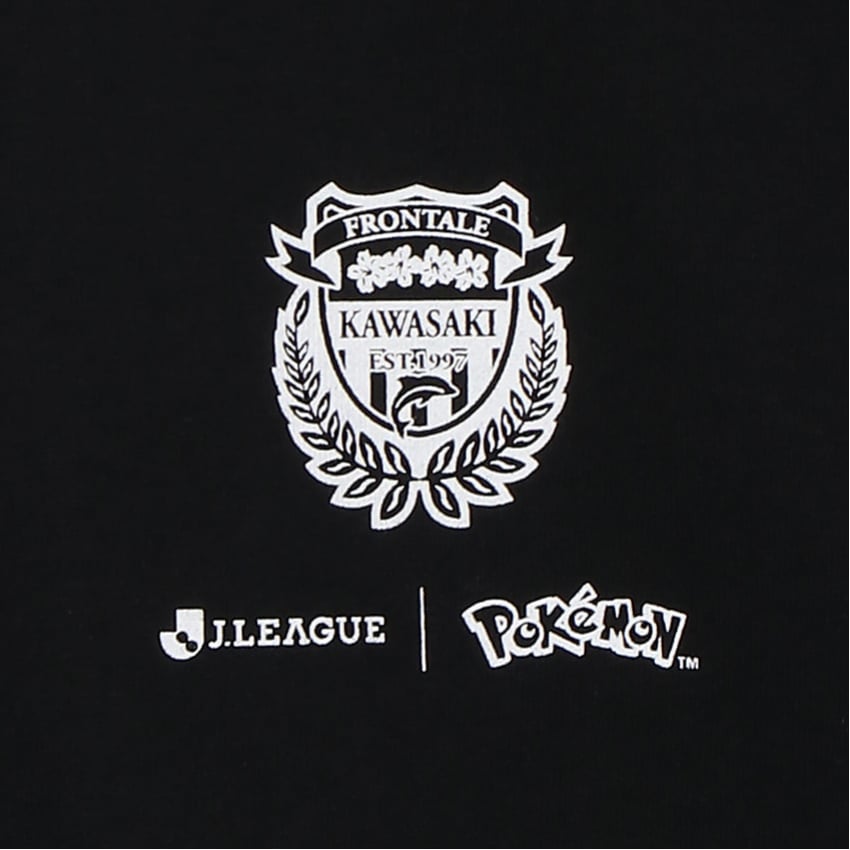 Pikachu T-Shirt Black Kawasaki Frontale x Pokemon J.League | J.League Online Store